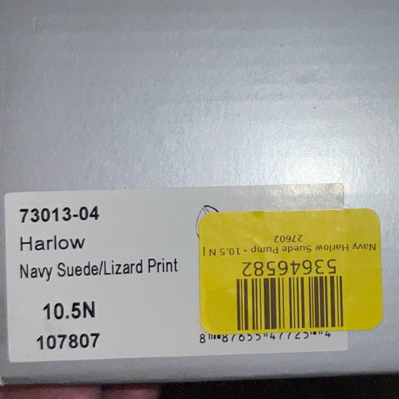 Ross Hommerson Navy Harlow Suede Pumps Women’s Size 10.5 Narrow NEW (READ ALL) - Picture 5 of 5